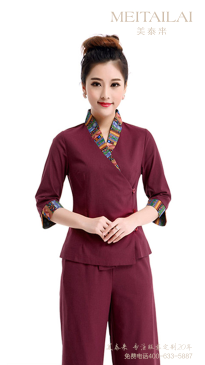 西安东南亚风情酒店服装团体定制